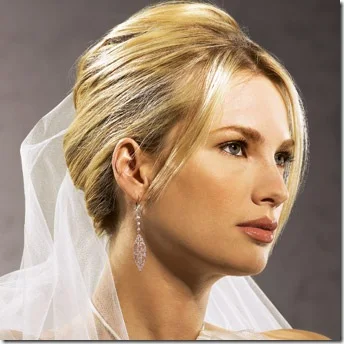 peinados de novias con pelo agarradoy mantilla 2013