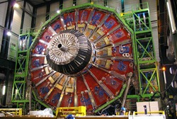 CERN Pt5 CMS Constn Hall - CMS endcap