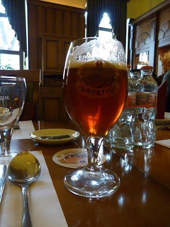 Vin cu bere la Miskolc: Un pahar de Korty