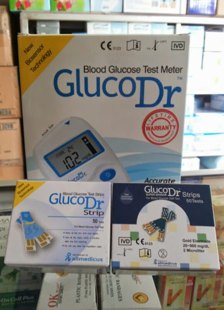Alat cek gula darah sementara GCU/GDS Gluco Dr zata medical