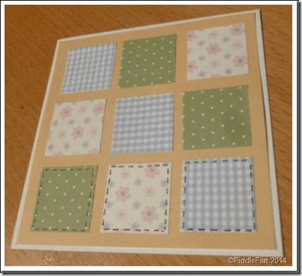 9 square Easter Bunny Card 1