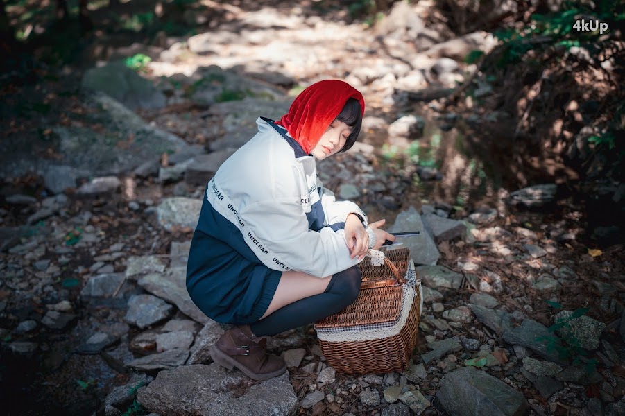 DJAWA Photo – Mimmi (밈미) Naughty Red Hiring Hood