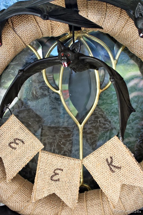 Spooky Bat Wreath