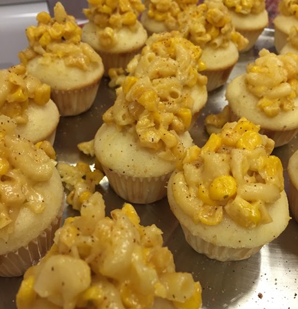 Macaroni and cheese cupcake from Jillycakes