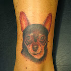 dog - Ankle Tattoos Designs