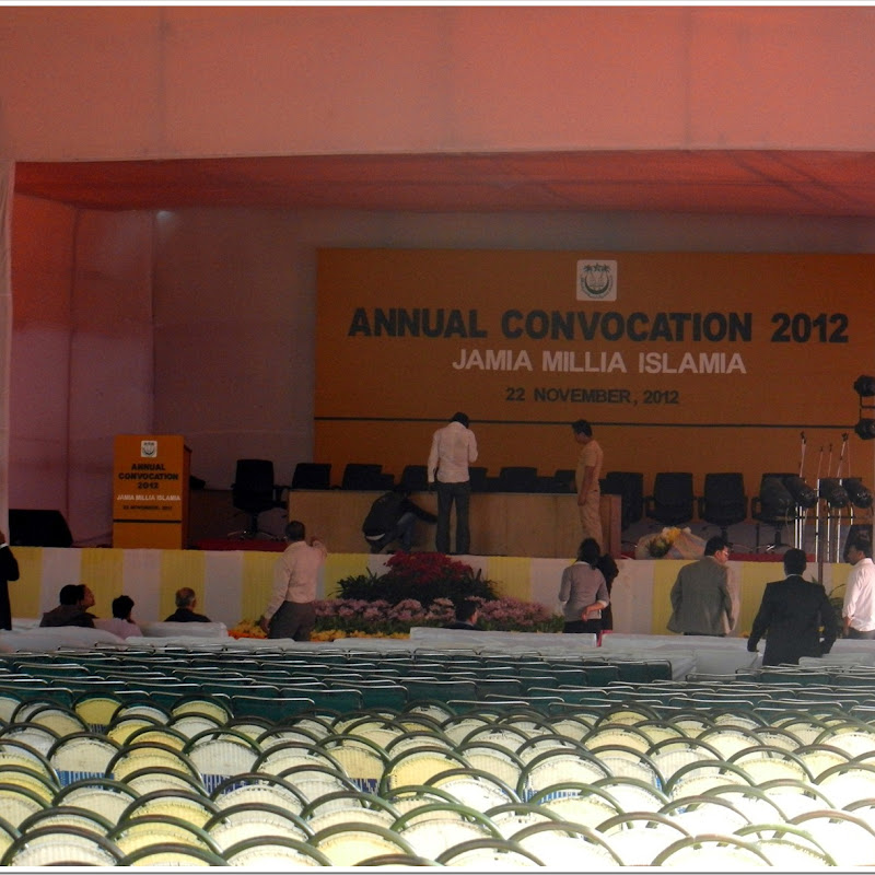 stage for Convocation Program, JMI