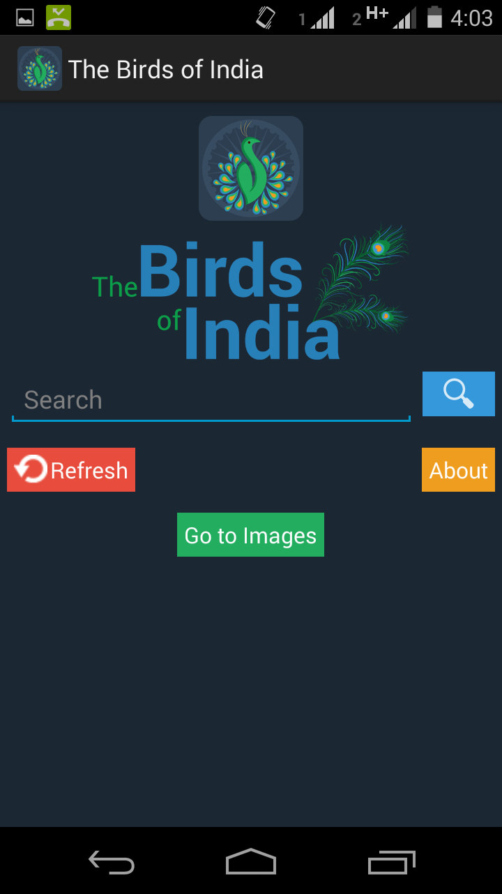 The Birds of India Screen 1