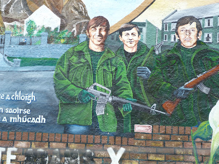 Obiecticve turistice Irlanda de Nord: murals din Belfast