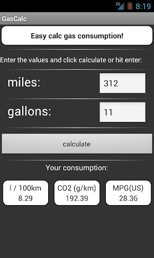 GasCalc