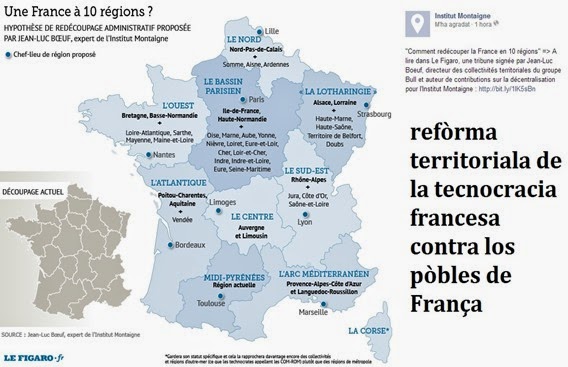 mapa de la reforma territoriala version Institut Montaigne
