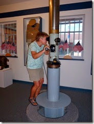 Working periscope in museum