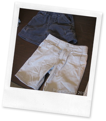 sewing, mending, hemming, convert pants to shorts. 