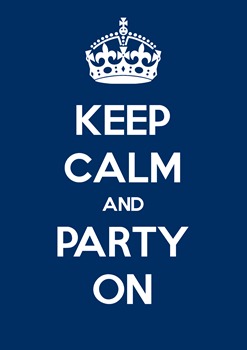 Keep calm and party on (Inviti2)