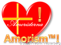 Hjärta kors utropstecken amorism