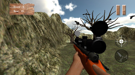森林烏鴉狩獵 - 3D