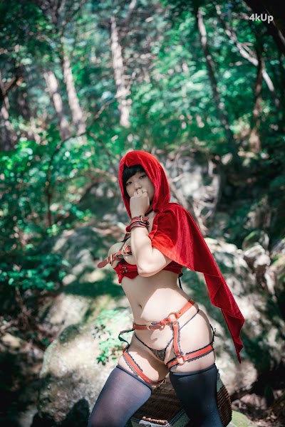 DJAWA Photo – Mimmi (밈미) Naughty Red Hiring Hood