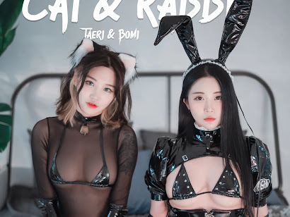 DJAWA Photo – Bomi (보미) x Taeri Cat and Rabbit