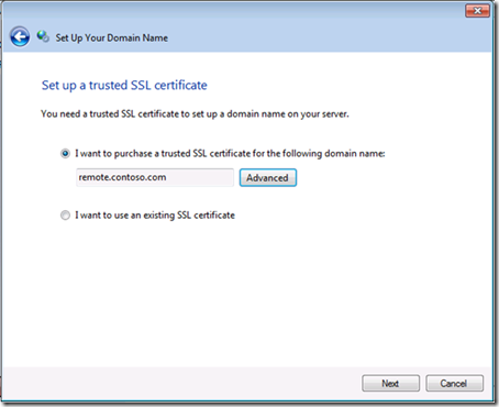 Set up a Trusted SSL Certificate