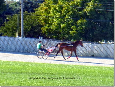 Camped at the Fairgrounds, Greenville, OH Camped at the Fairgrounds, Greenville, OH