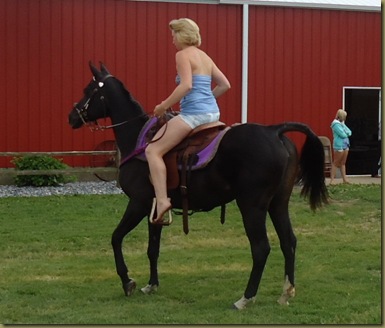 Jessica on horse 3