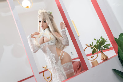 Coser@蠢沫沫 (chunmomo) Vol.155 沫沫真爱版 歪萌白旗袍
