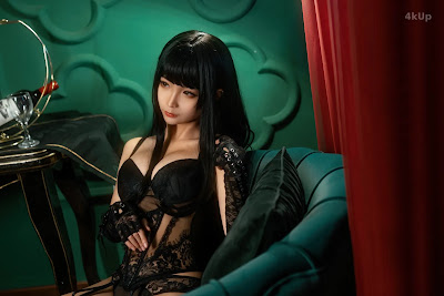 Coser@蠢沫沫 (chunmomo) Vol.161 沫沫真爱版 黑内衣