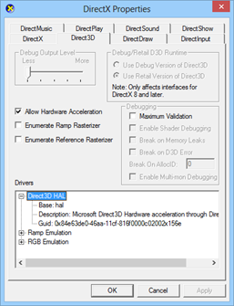 DirectX Control Panel for Windows Download