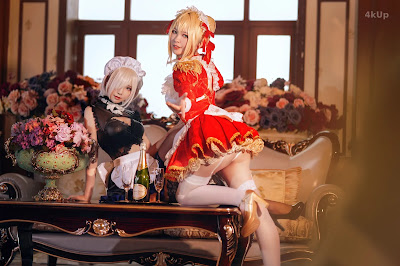 Coser@面饼仙儿 No.071 Claudius x Kyrielight Maid – 半半子X面饼仙儿