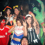 giant SEF halloween group photo with marie, rena & mana in Roppongi, Japan 