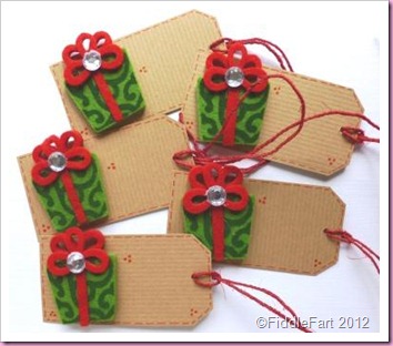 Christmas Parcel Tags Crafts