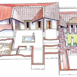 56 - Esquema constructivo de domus romana