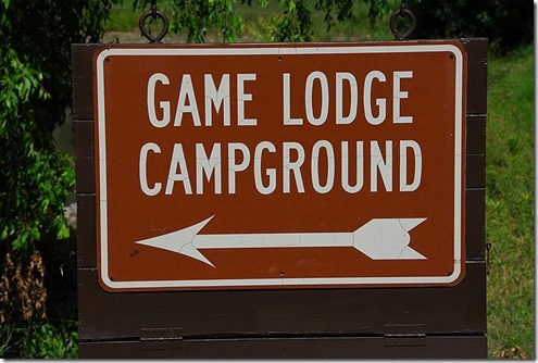 Game Lodge Sign