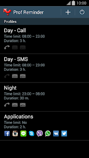 Prof Reminder - missed call - screenshot thumbnail