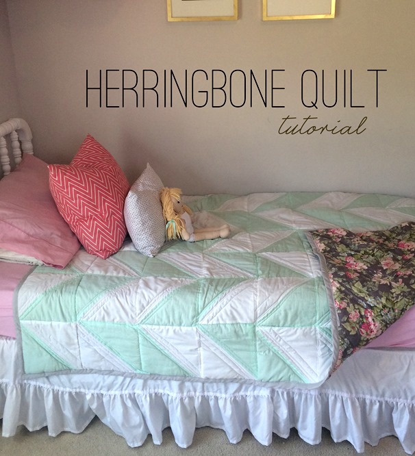 Herringbone Quilt Tutorial | Shan Made