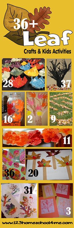 36 Leaf Crafts and Kids Activities for Fall - so many really creative ideas and fall activities for kids 36 Leaf Crafts and Kids Activities for Fall - so many really creative ideas and fall activities for kids