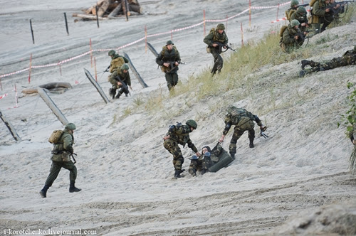 "Запад-2013": Высадка на побережье