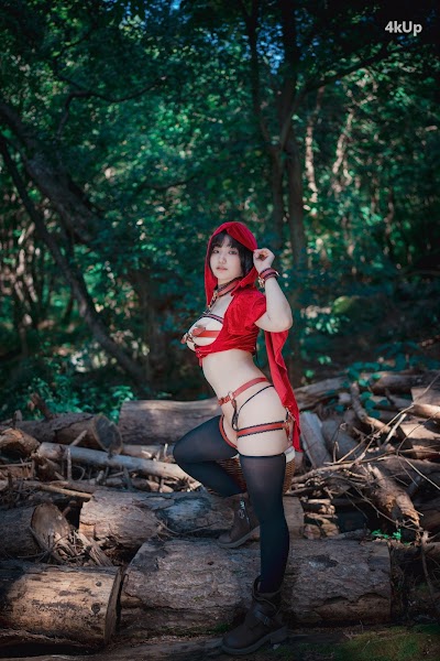 DJAWA Photo – Mimmi (밈미) Naughty Red Hiring Hood