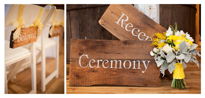 Barn Wood Wedding Signs - Ideas in Bloom