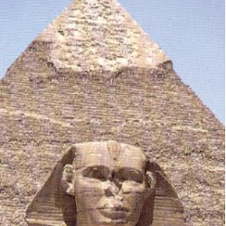 14 - Piramide y esfinge de Kefren en Gizeh