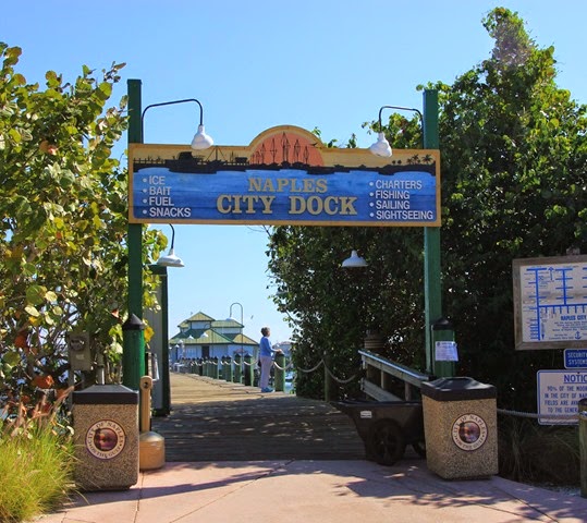 Naples City Dock Sign
