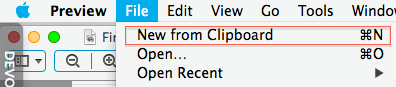 The new from clipboard command 1 2 2013