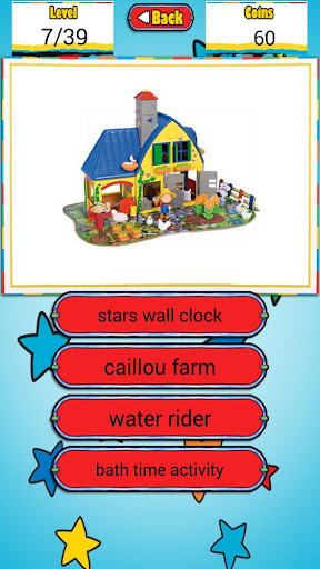 Quiz Caillou Toys