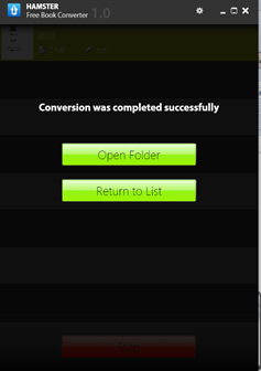 ฟรีโปรแกรม hamstr ebook converter