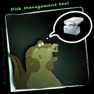 Disk Management tool (The Princess and the frog)