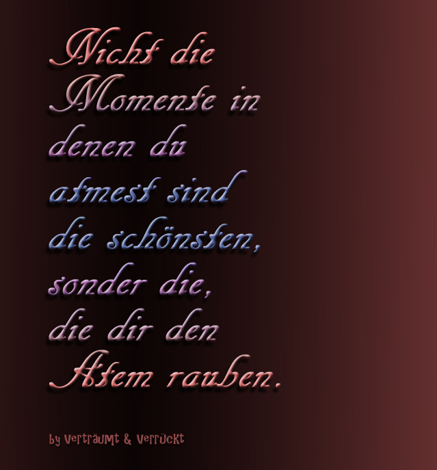 verträumt & kreativ Küss mich / kiss me