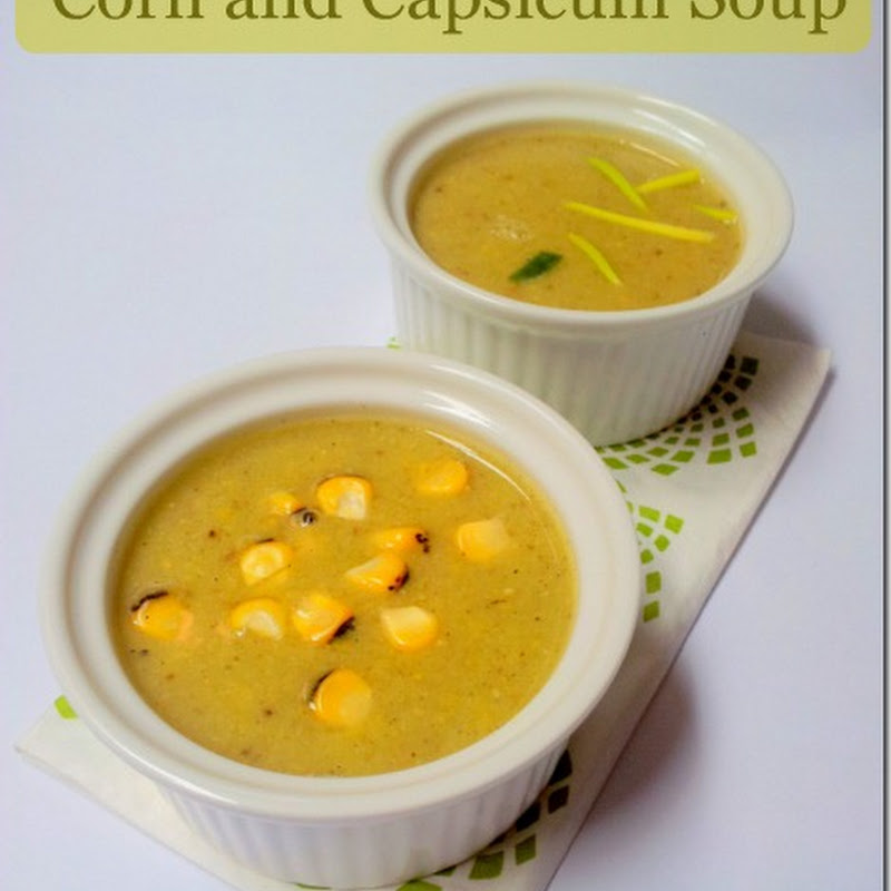 Fresh Corn and Capsicum Soup