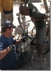 fixing bike