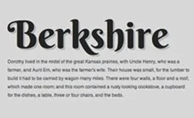 Berkshire-Webfont
