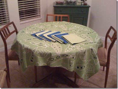 tablecloth and napkins