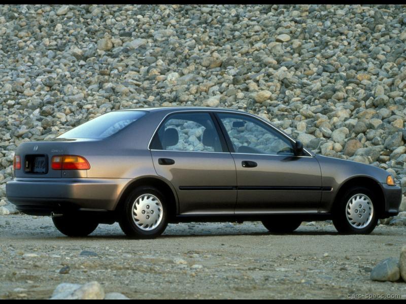 Honda civic coupe 1994 specifications #7
